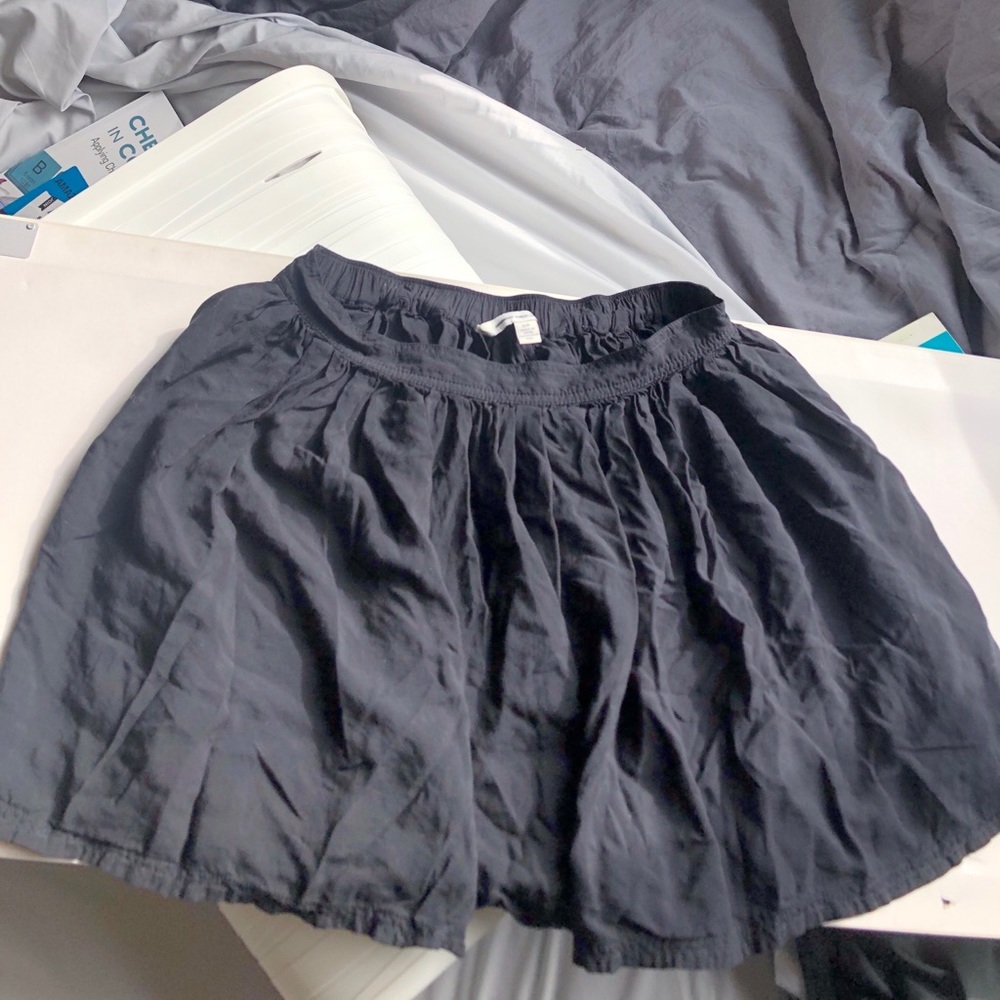 american eagle black casual skirt